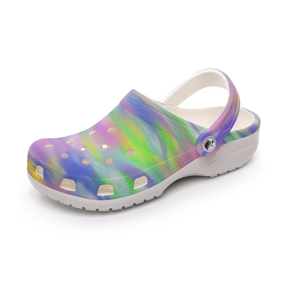 Safety Shoes For Flat Feet Rainbow Ocean Rubber Shoes up to size 12