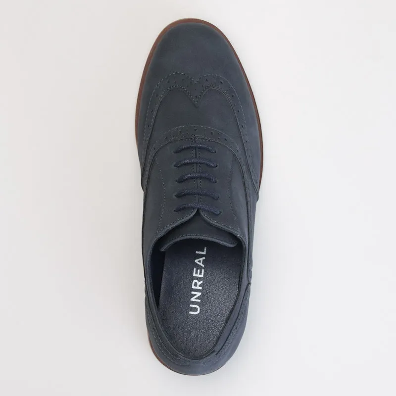 BROGUE LACE UP Wide Dress Shoes Flats