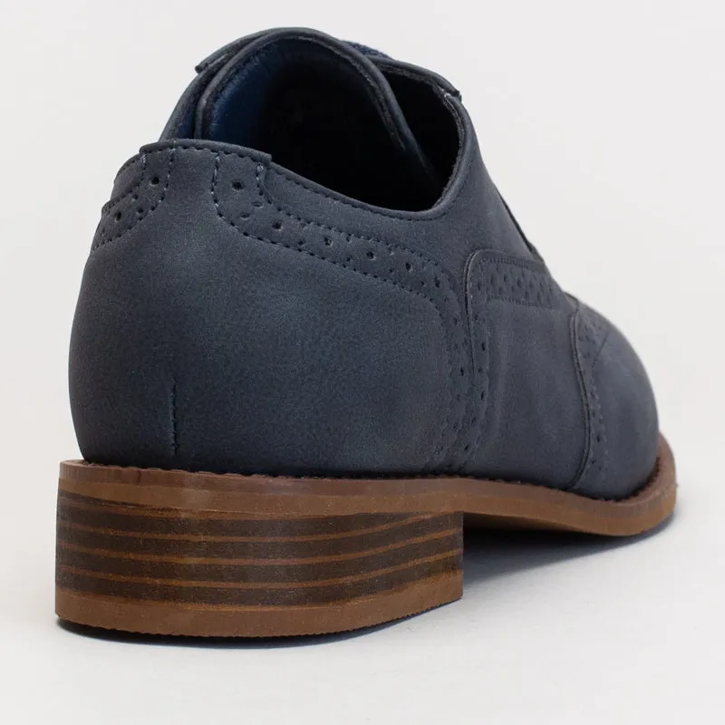 BROGUE LACE UP Print Shoes Flats