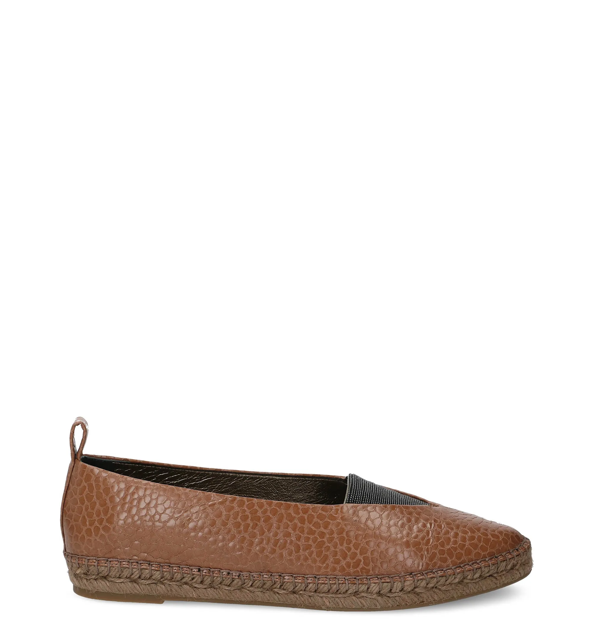 Best Work Shoes For Flat Feet Brunello Cucinelli Shiny Jewelery Espadrillas