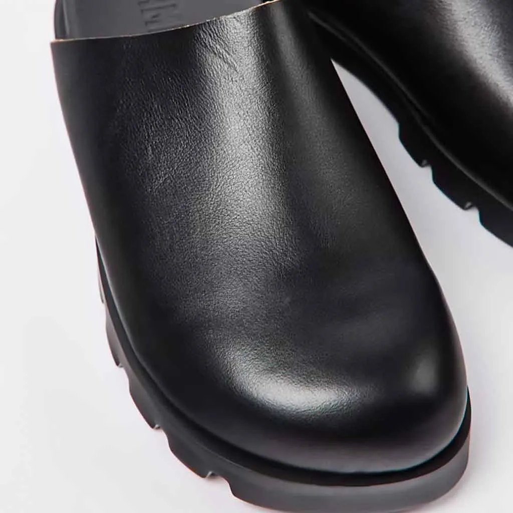 Hoka Shoes Feet Camper Brutus Clog - Black Leather