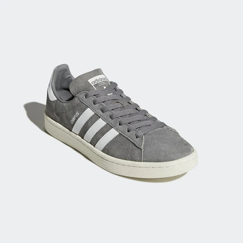Adidas Gum Bottom Shoes Campus Shoes (Grey   White)