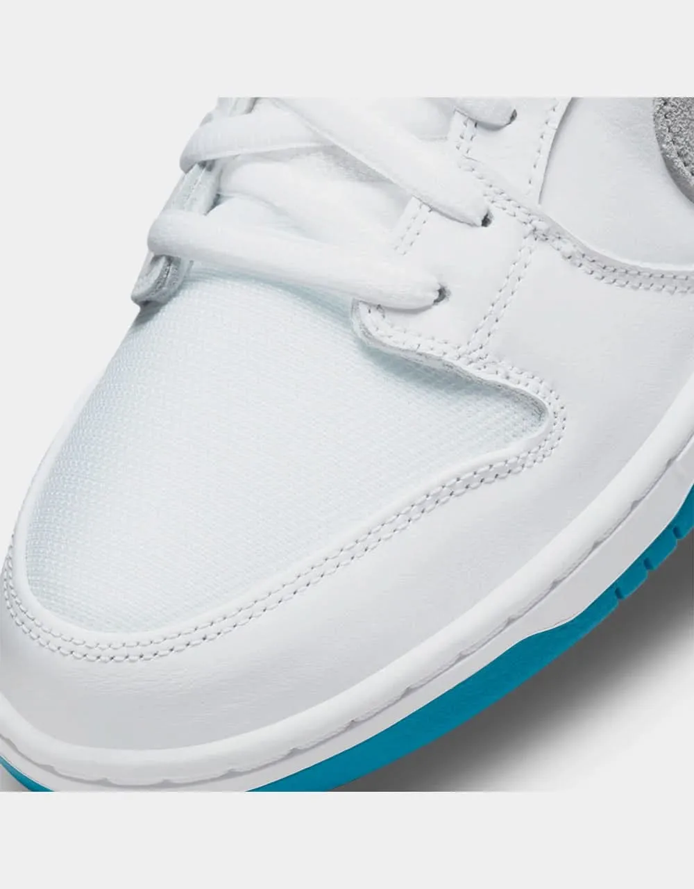 Nike SB Dunk Low Pro Skate Shoes - White/Neutral Grey-Black-Laser Blue Asics Gel-nimbus Lite Running Shoes