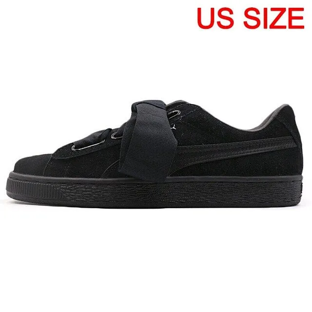 Original New Arrival  PUMA Suede Heart EP Women's Skateboarding Shoes Sneakers Asics Omniflex Attack Wrestling Shoes