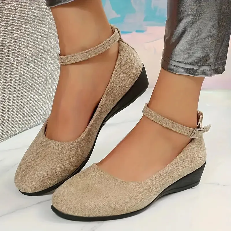 Casual Wedge Strap Shoes Business Casual Shoes Summer