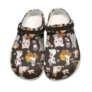Cats & Dogs Black Rubber Shoes up to size 12 Flat Wedding Shoes Flats