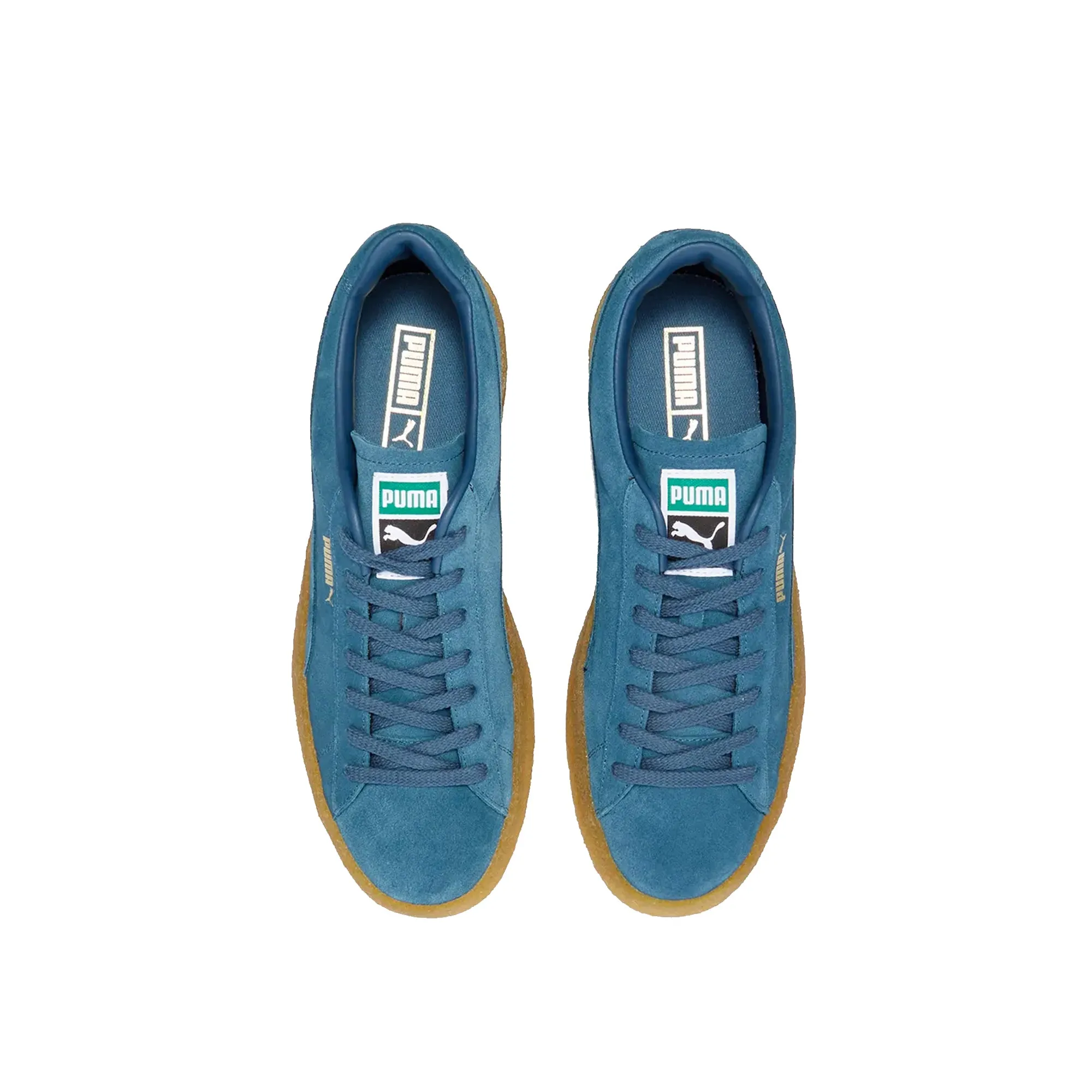 Asics Shoes Toronto Puma Mens Suede Crepe Shoes 'Intense Blue'