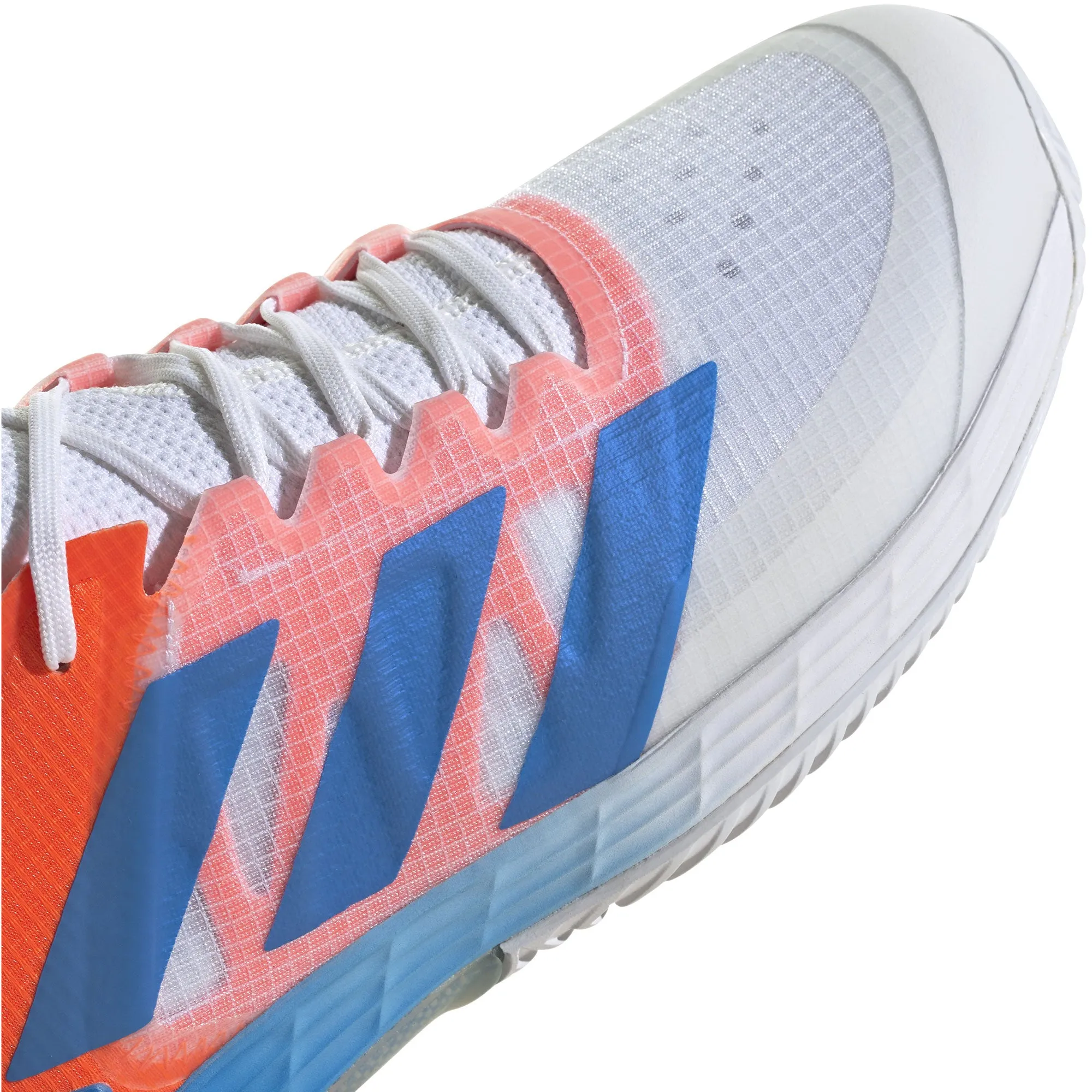 Adidas Adizero Ubersonic 4 White-Blue-Red Mens Tennis Shoes Adidas Hockey Lux Hockey Shoes