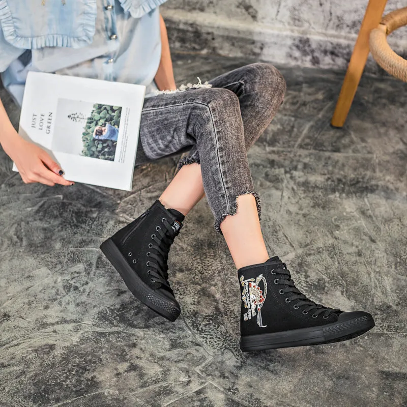 Owlkay Casual Retro High Top Shoes Best Luxury Casual Shoes