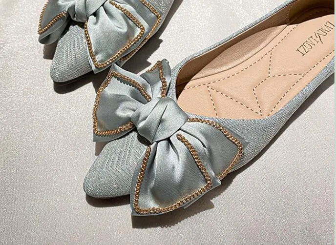 Mountain Biking Flat Pedal Shoes Chicmy Women Flat Elegant Fashion Women Flat Fashion Ballet Shoes Big Bow Tie Pointed Toe Flats Shoes Lady Shiny Flat