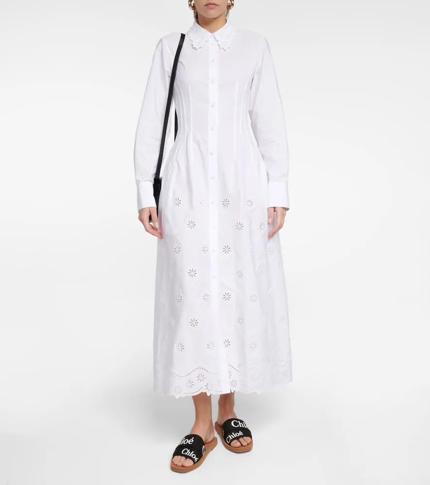 Chloe Woody canvas slides Shoe Clips For Flats