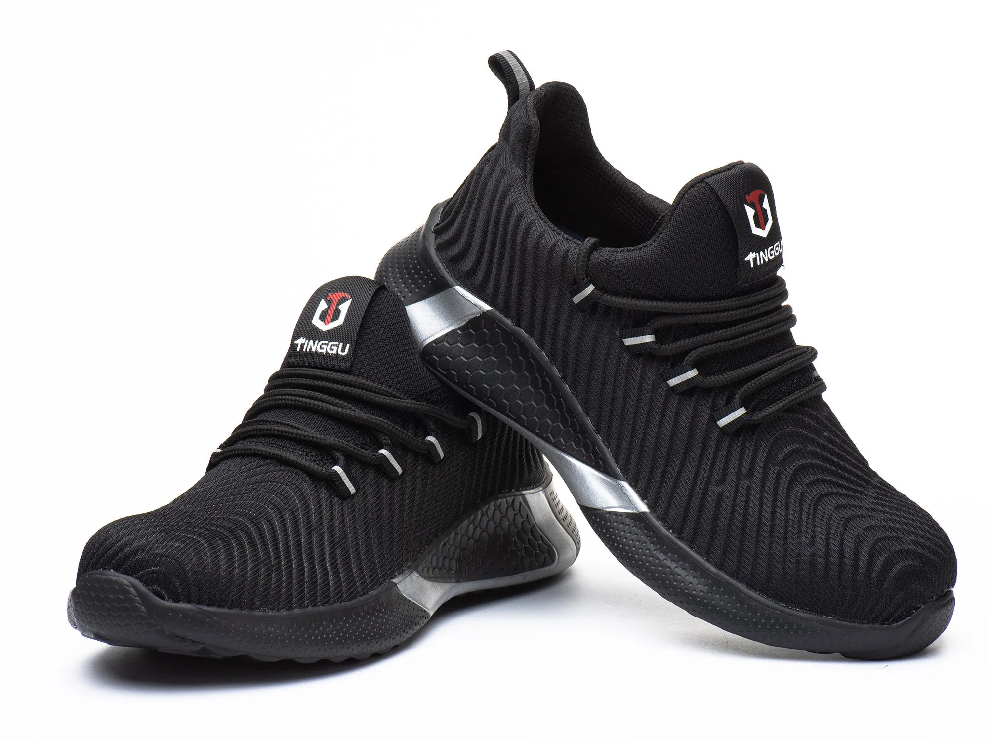 Biking And Hiking Shoes Lightweight Steel Toe Safety Shoes for Men Industrial & Construction Sneakers Stab resistant Work Shoes Non Slip Outdoor Hiking Shoes