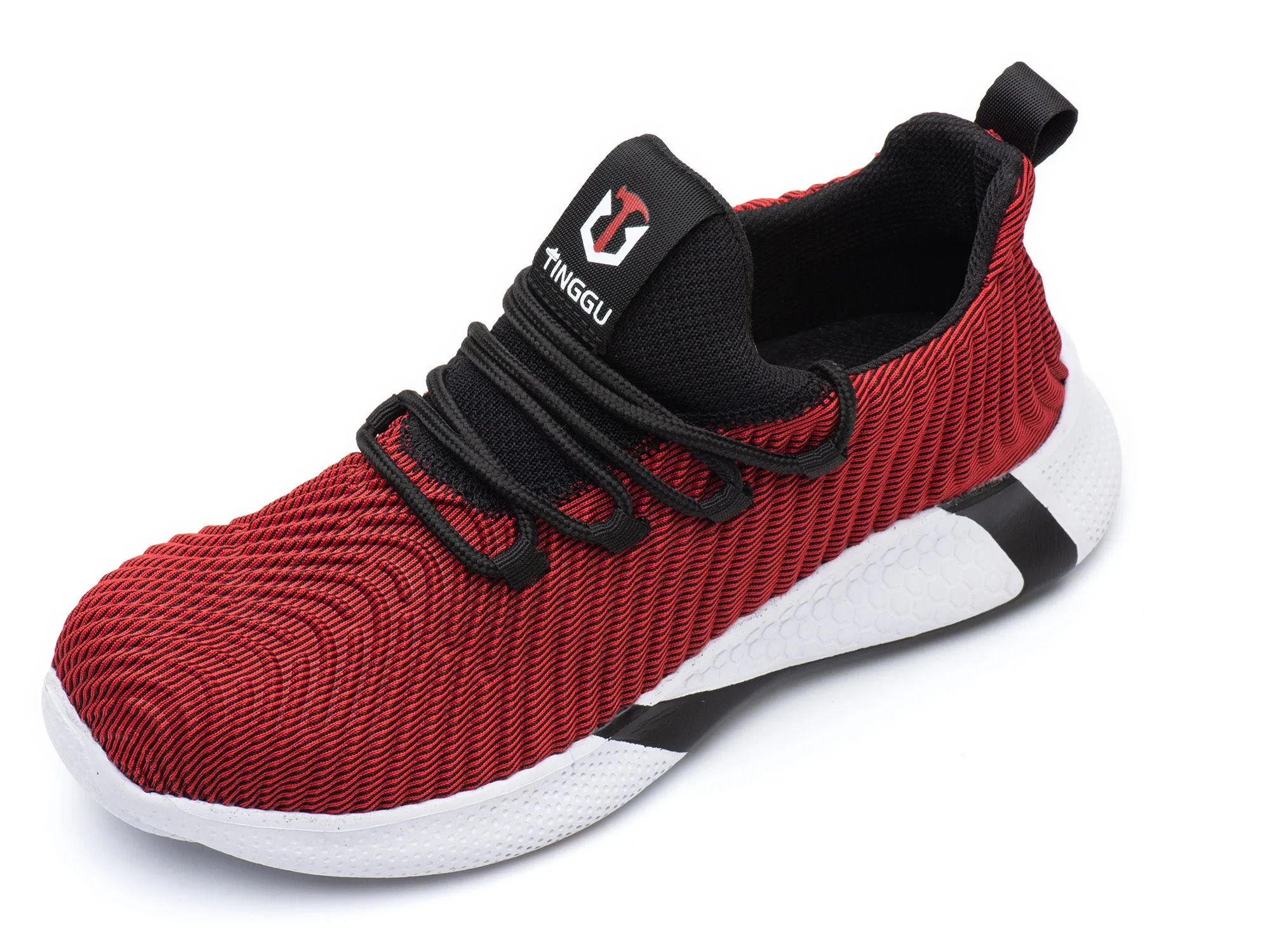 Lightweight Steel Toe Safety Shoes for Men Industrial & Construction Sneakers Stab resistant Work Shoes Non Slip Outdoor Hiking Shoes Resole Hiking Shoes