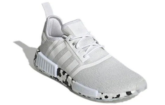 Adidas Racer Running Shoes Men's Adidas NMD R1 - "White Black Speckle"