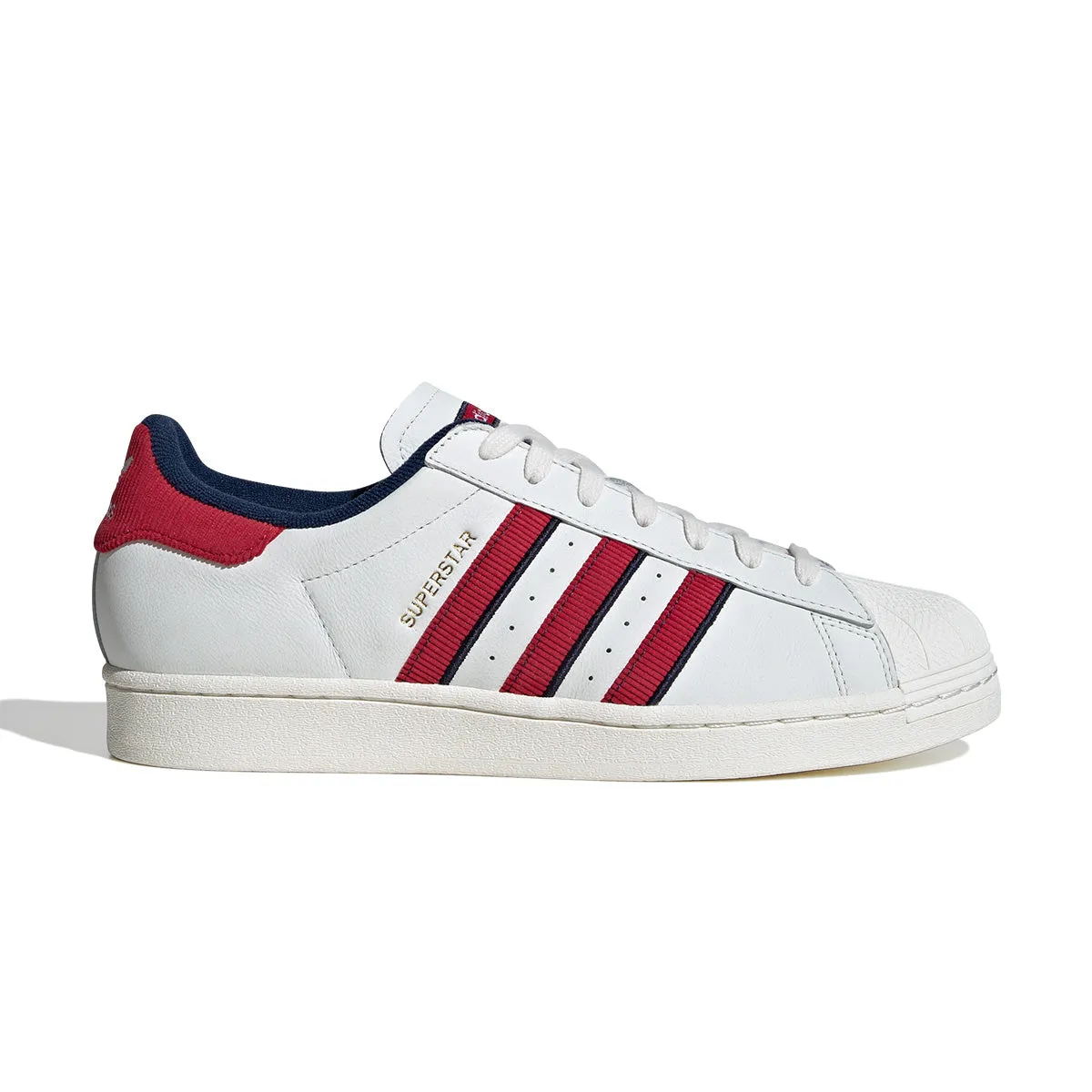 Superstar 'White Team Victory Red Night Indigo' Adidas Gamecourt Tennis Shoe