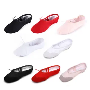 Best Walking Shoes For Flat Feet And Overpronation High Child Girl Women Soft split Sole Breathable leather tip Dance Ballet Shoes Comfortable Breathable Fitness