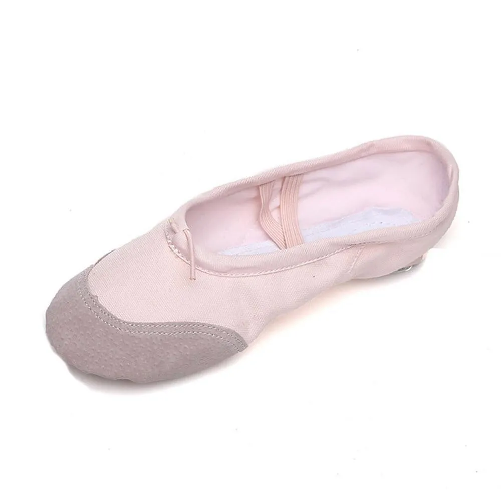 Unique Flat Shoes High Child Girl Women Soft split Sole Breathable leather tip Dance Ballet Shoes Comfortable Breathable Fitness