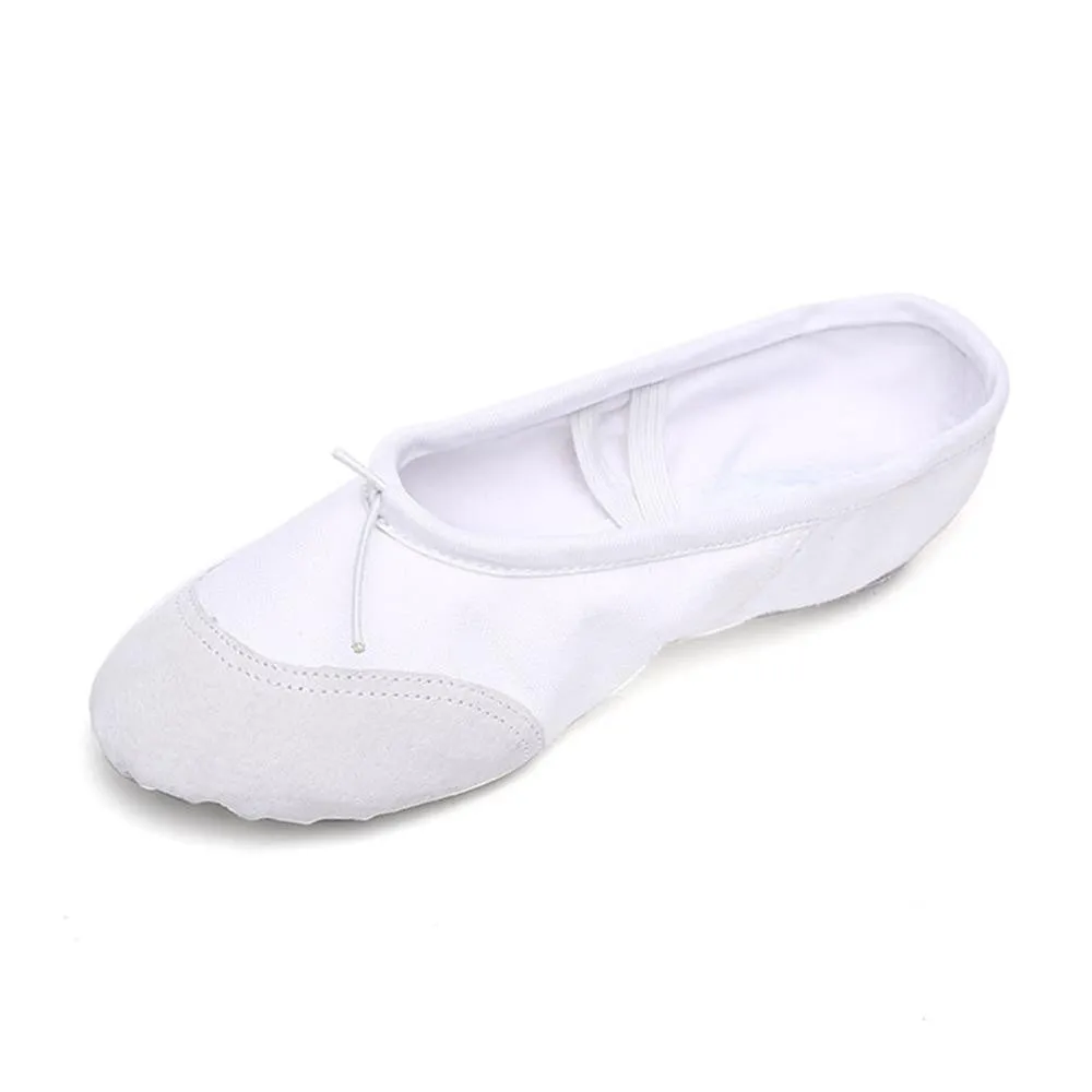 High Child Girl Women Soft split Sole Breathable leather tip Dance Ballet Shoes Comfortable Breathable Fitness Net Flats Shoes