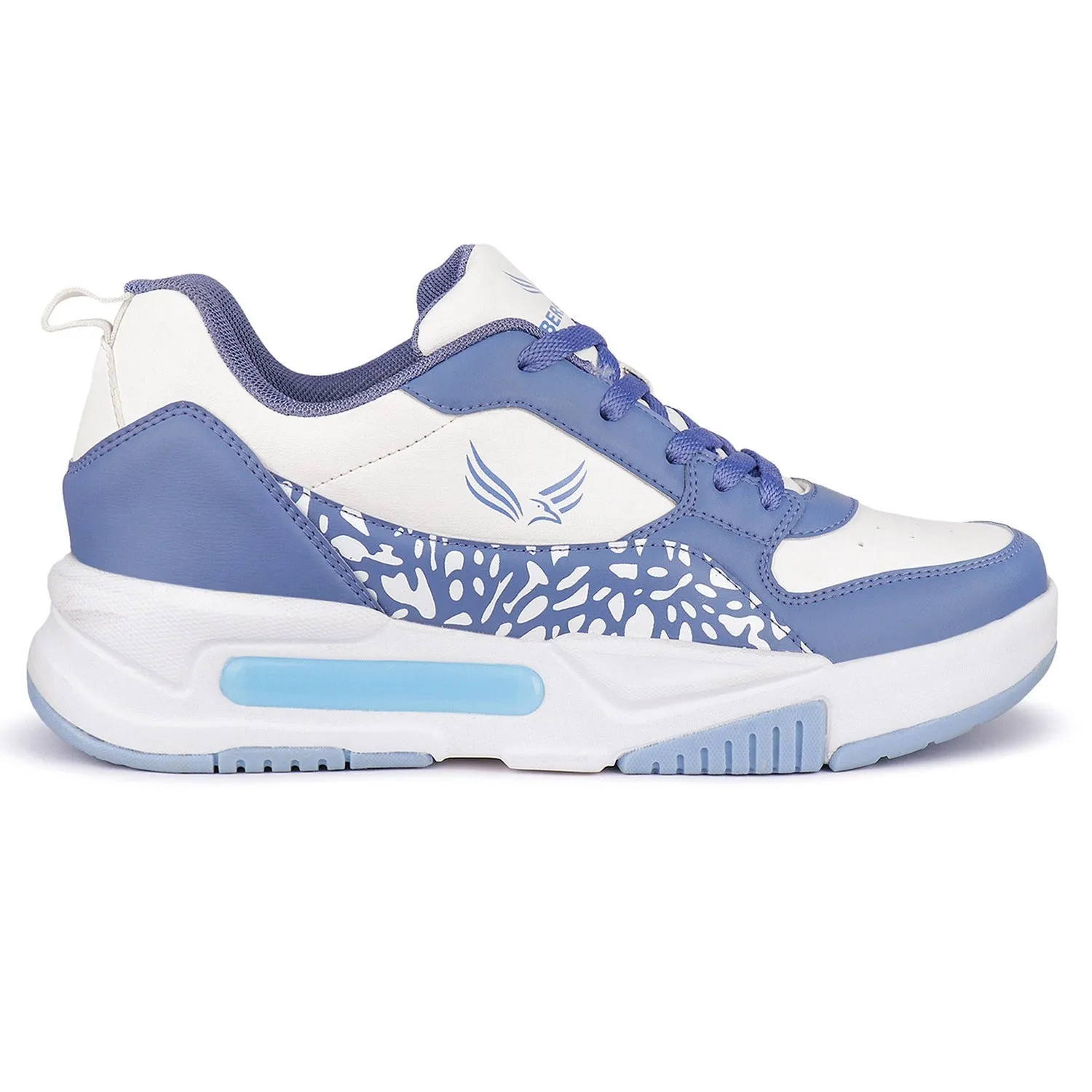 Bersache Premium Sports ,Gym, Trending Stylish Running Shoes For Men (9141-Blue) Spikes For Hiking Shoes