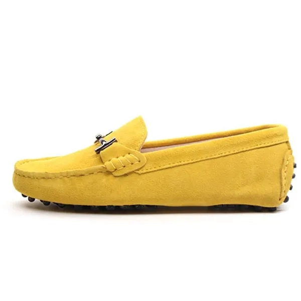 Flat Shoes Trend 2024 MIYAGINA Leather Women Spring Flat Moccasins Shoes