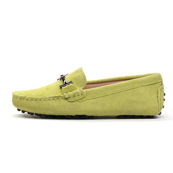 Shoes Dresses Flat MIYAGINA Leather Women Spring Flat Moccasins Shoes