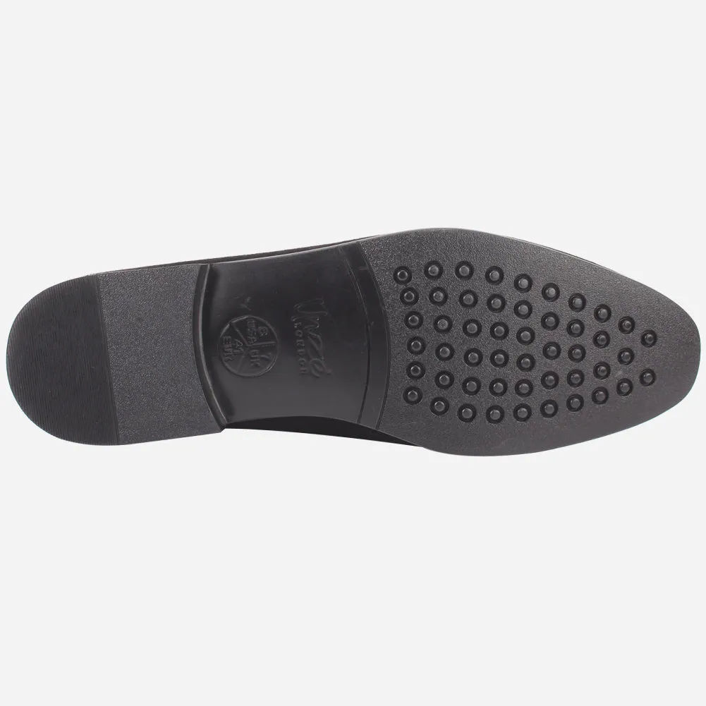 Hello Kitty Shoes Flats Men's "SOIR" Formal Buckled Leather Dress Shoes