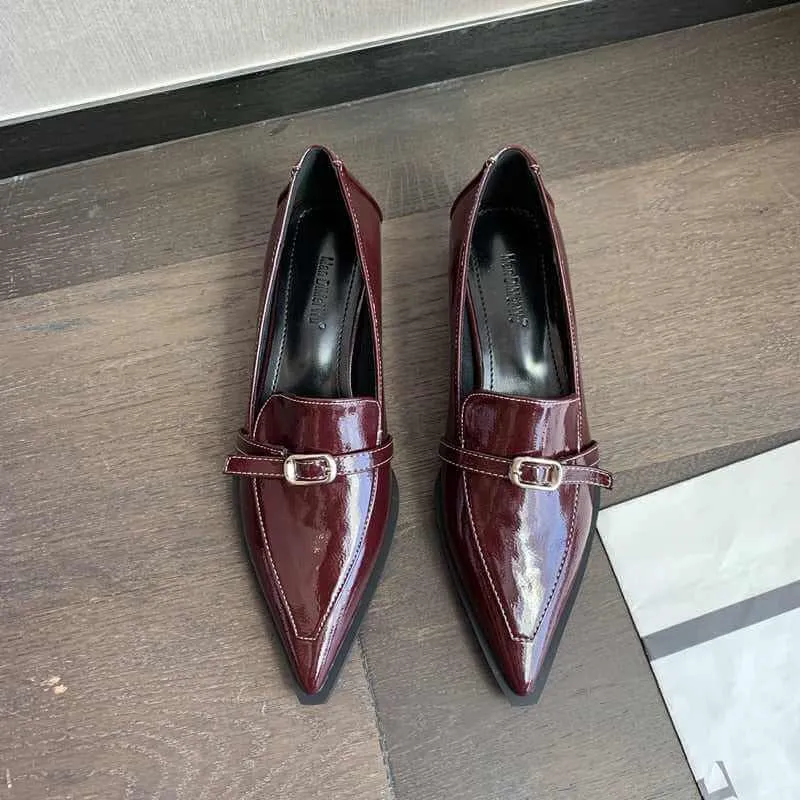 Comfortable Classy Casual Women Pumps Shoes Black Casual Dress Shoe