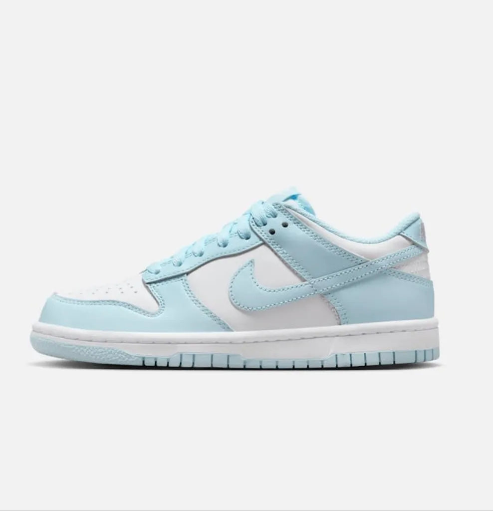 Trail Shoe Asics Dunk Low Women/Youth (Baby Blue/White)