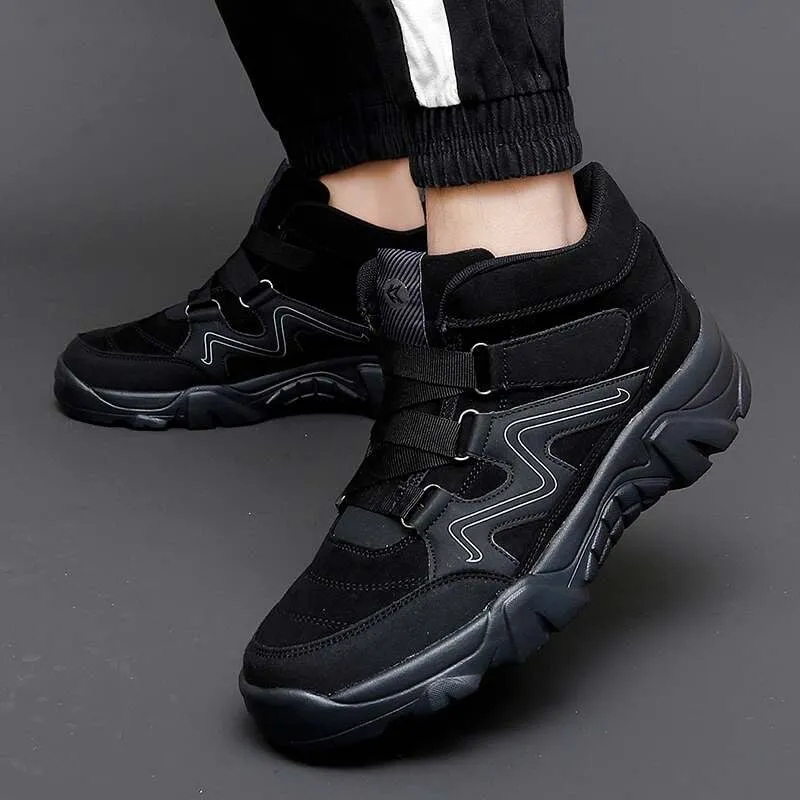 Cuzcare Orthopedic Shoes For Men Anti-puncture Velcro Hiking Sneakers Rubber Soft Suede Versacore Speed Hiking Shoes