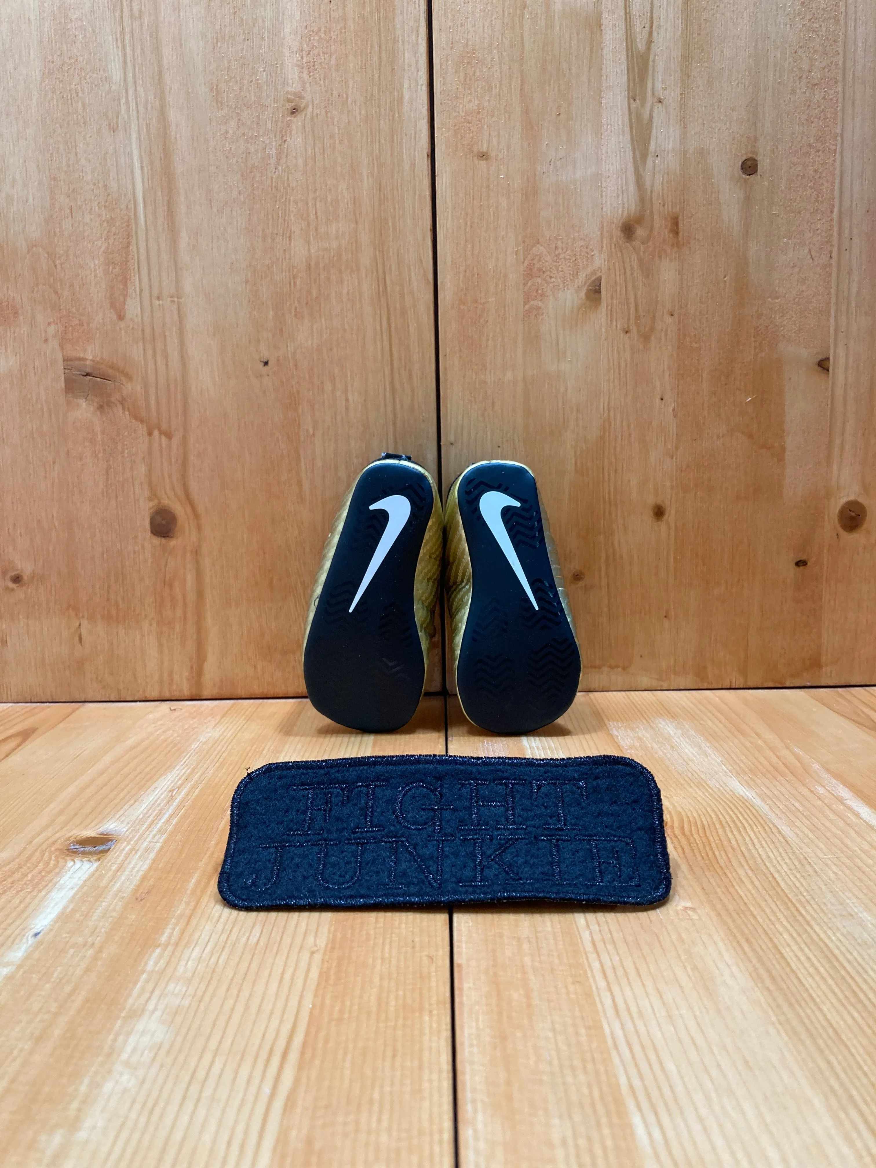 NEW! NIKE LIL POSITE PRO CB Infant Baby Size 4C Shoes Sneakers Gold Black 643145-701 Asics Tempo Shoe