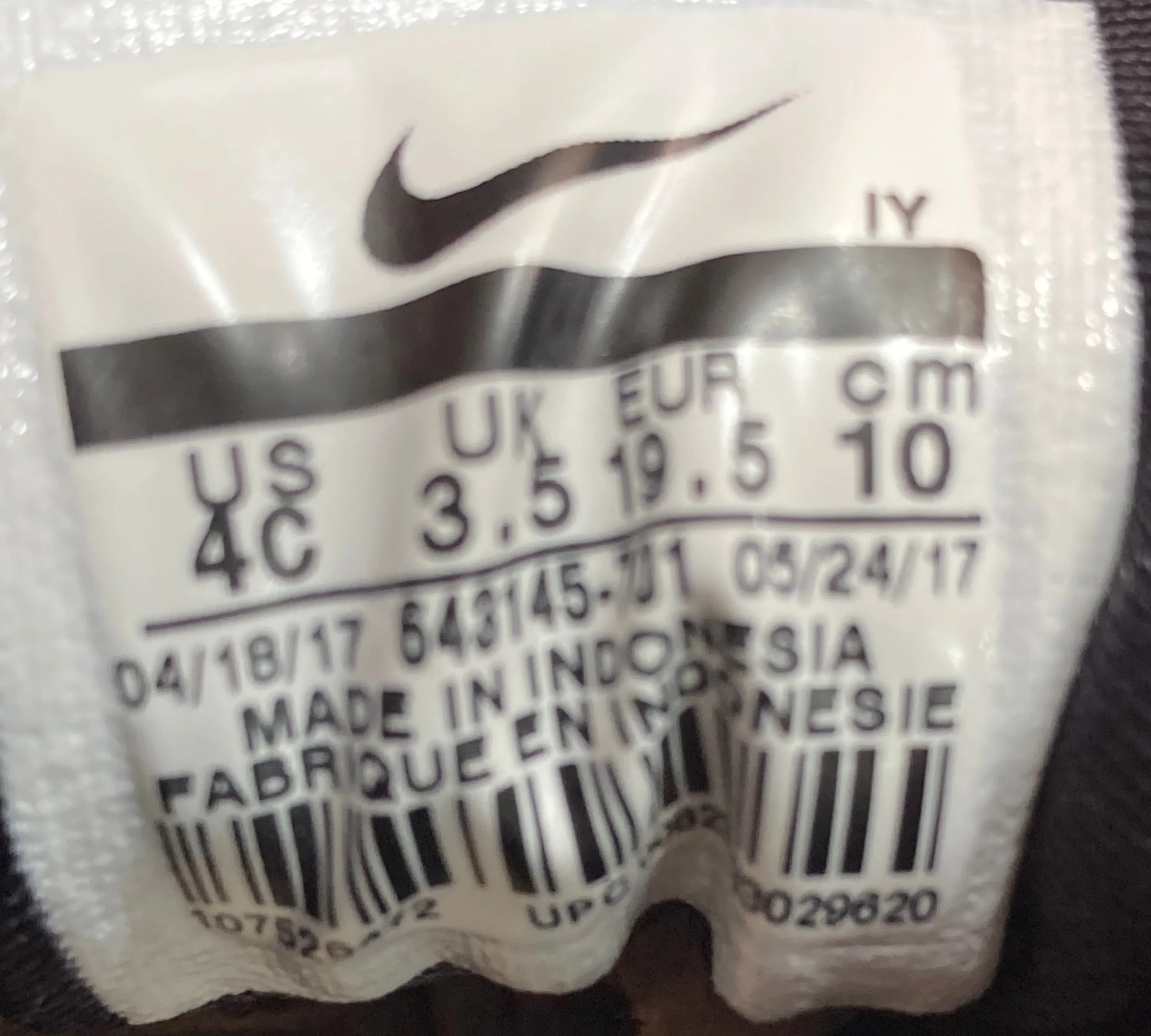 Asics Low Arch Shoes NEW! NIKE LIL POSITE PRO CB Infant Baby Size 4C Shoes Sneakers Gold Black 643145-701