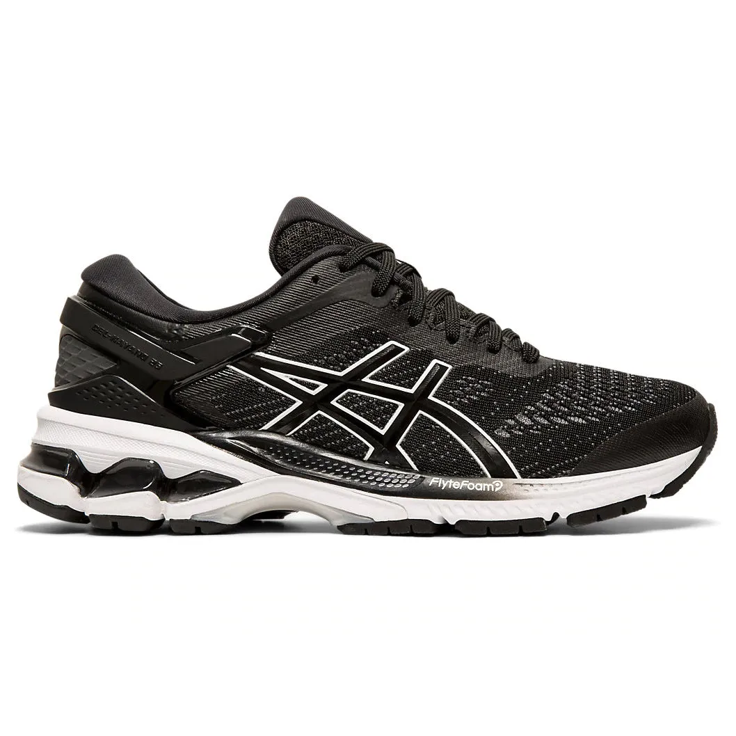 Asics GEL-KAYANO 26 Black Womens Running Shoes Good Shoes Plantar Fasciitis Asics