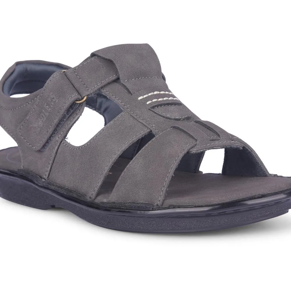 Abeo Sandals Coolers By Liberty Mens FLEXO Grey Casual Sandal