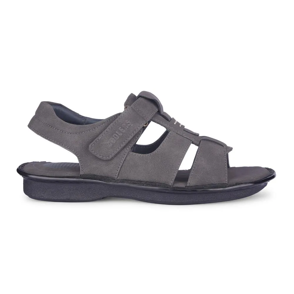 Coolers By Liberty Mens FLEXO Grey Casual Sandal Sandals Gladiator Leather