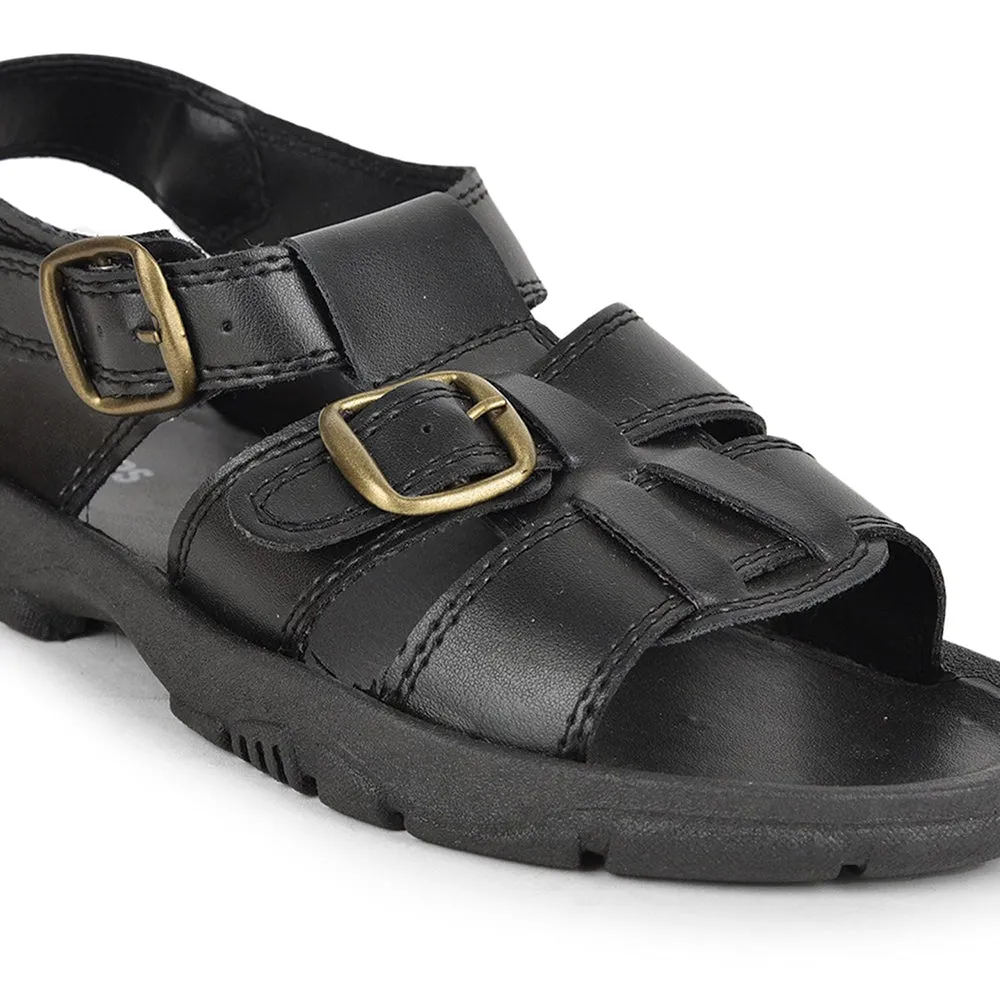 Coolers Casual (Black) Sandals For Men PHILIP-01 By Liberty Sandals Royal Caribbean Resort Montego Bay Jamaica