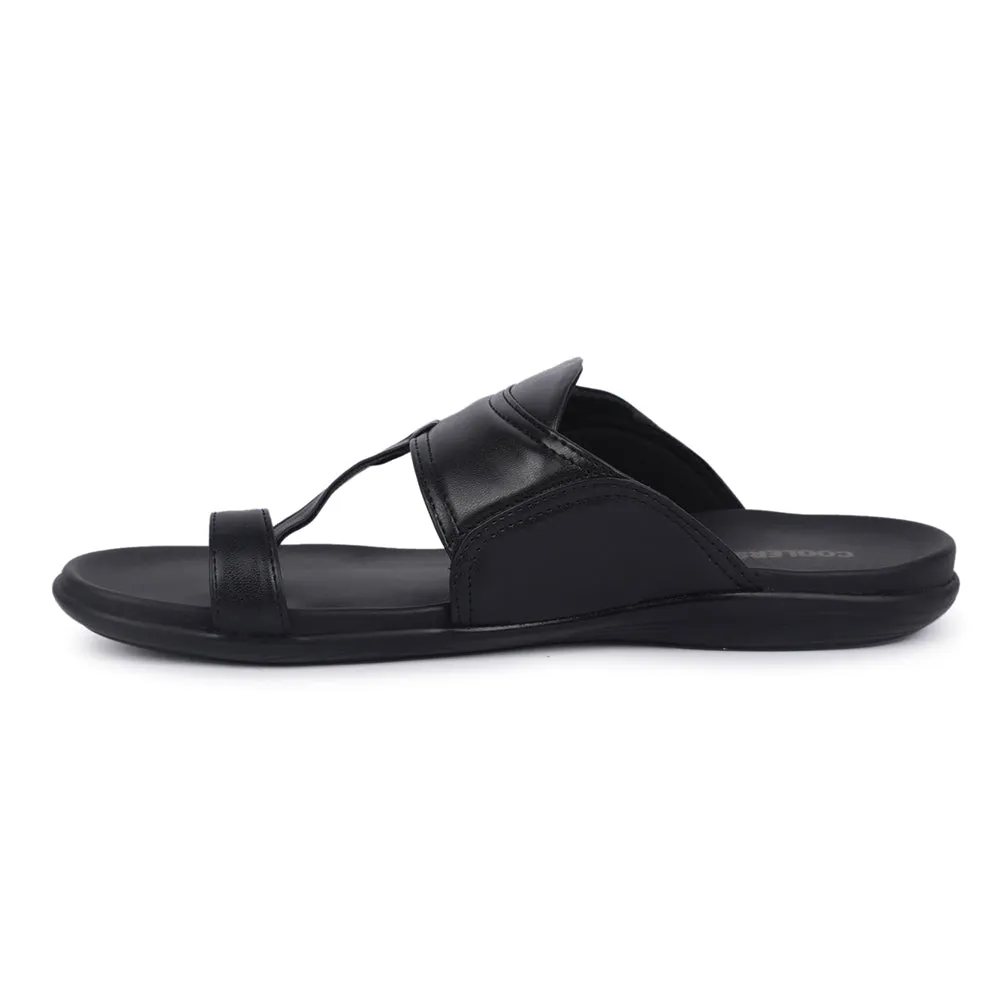 Platform Sandals High Coolers Casual Black Toe Ring Slippers For Men KENYA-2E By Liberty