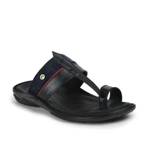 Coolers Casual Navy Blue Toe Ring Slipper For Men OLP-6 By Liberty Bandolino Sandals