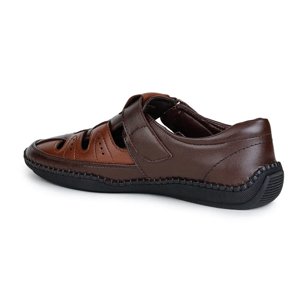 Nice Sandals Coolers Formal (Brown) Sandals For Men BM-6N By Liberty