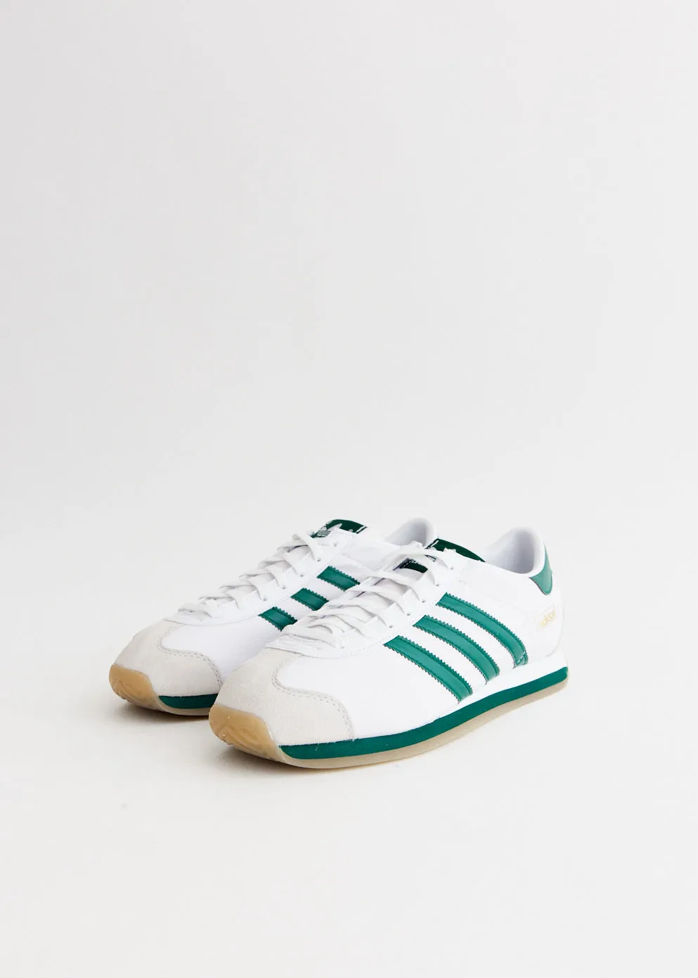 Country Japan 'White Collegiate Green' Sneakers Adidas New Fashion Shoes