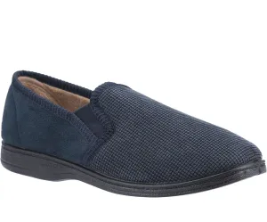 Fleet & Foster Tim Mens Slip On Full Slipper Narwhal Slippers