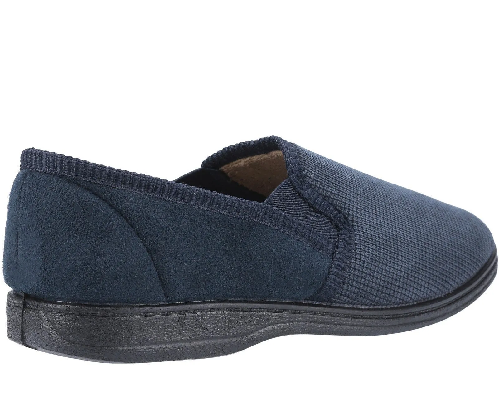 Fleet & Foster Tim Mens Slip On Full Slipper Real Wool Slippers
