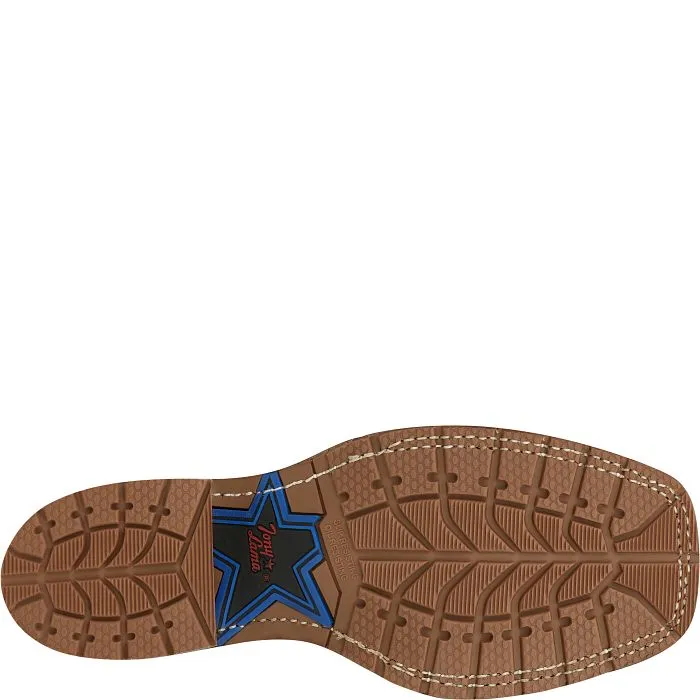 Boots With Dresses TONY LAMA BOWIE 11'' TAUPE FADED STONE COWHIDE RUBBER SOLE BOOT