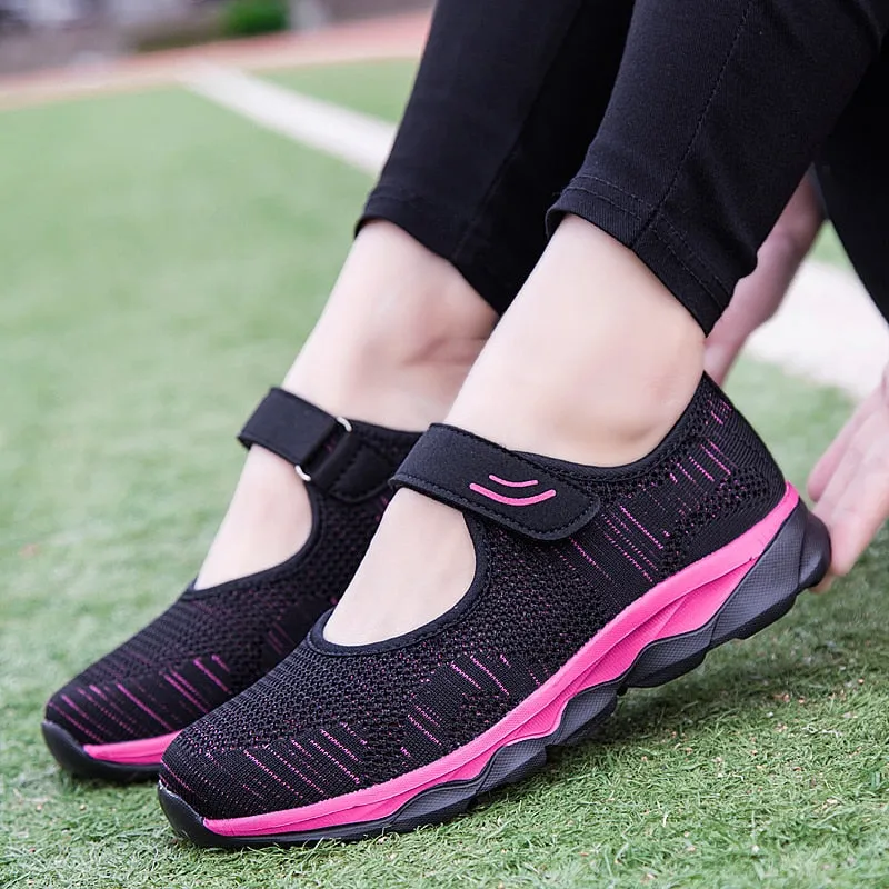 Sneaker Women Fashion Flat Platform Shoes Woman Ballet Shoes Flat Toe