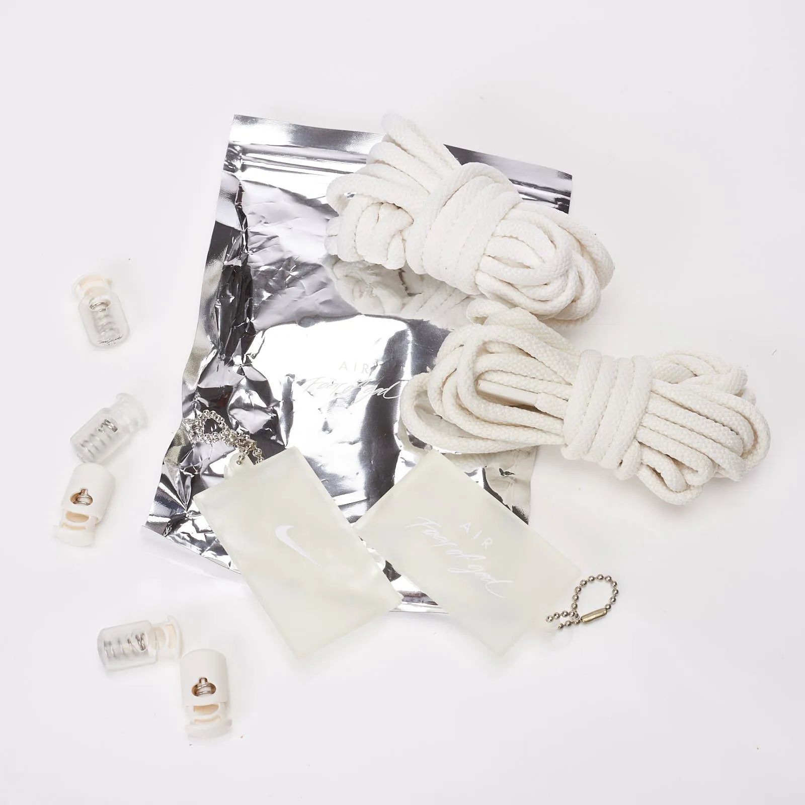 NIKE AIR x FEAR OF GOD 1 'Sail' Canvas-Leather High Top Sneakers Shoes US 10 Asics Shoes Different Types