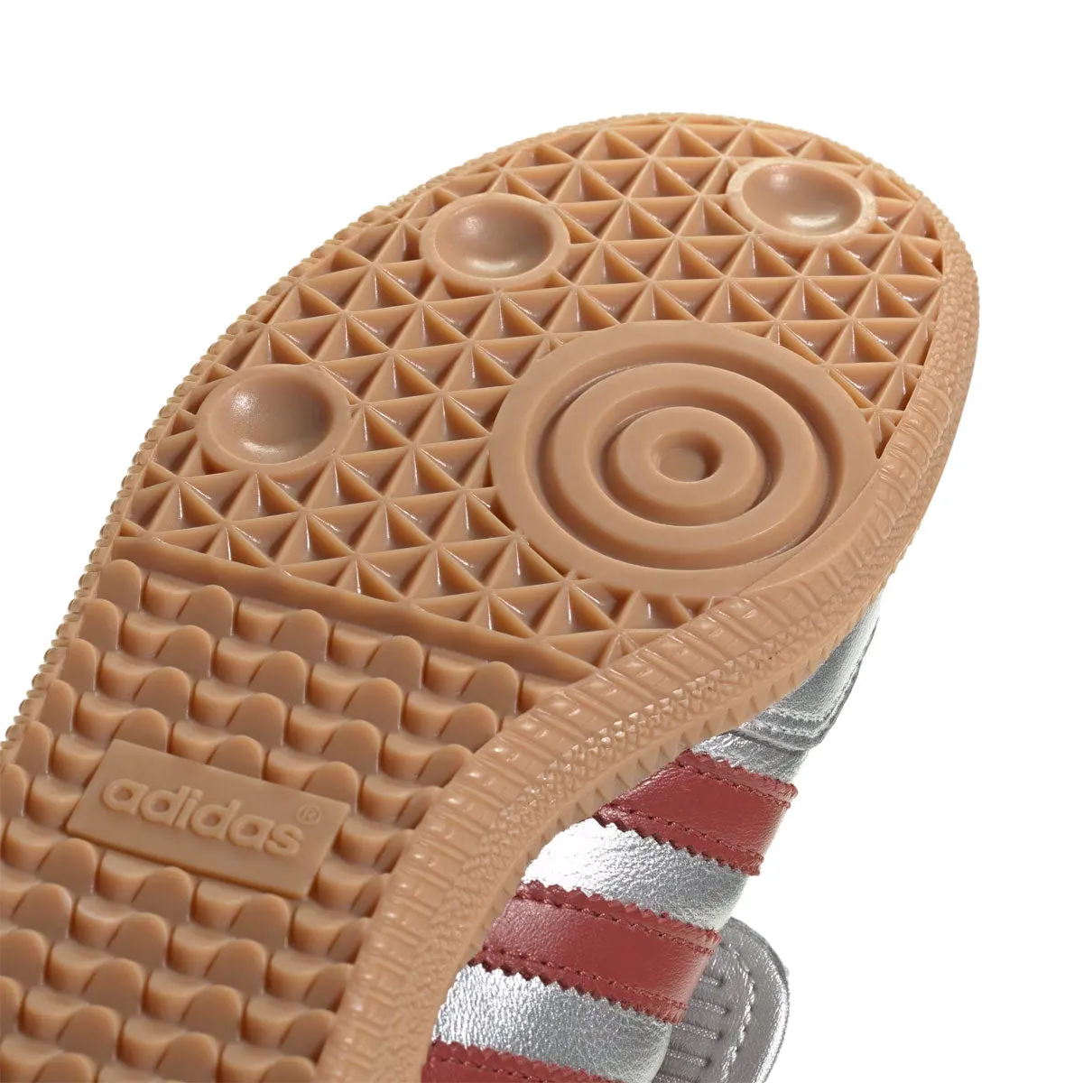 adidas - SAMBA LT W Silver Metallic/Preloved Ruby/Gum JH5707 Adidas Tiger Shoes