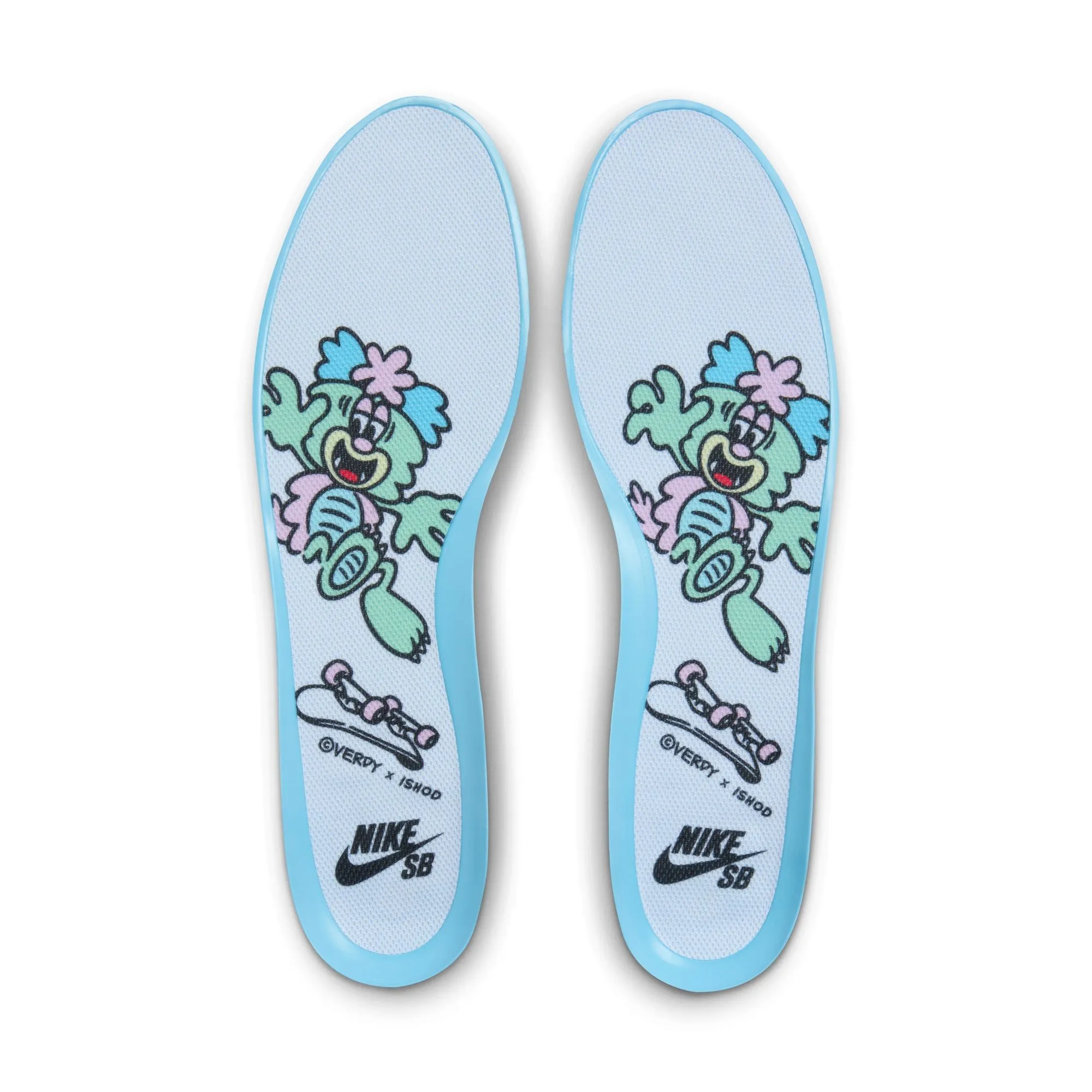 NIKE SB ISHOD 2 VERDY AIR MAX BLUE GAZE / LT ARCTIC PINK-ENAMEL GREEN Og Asics Wrestling Shoes