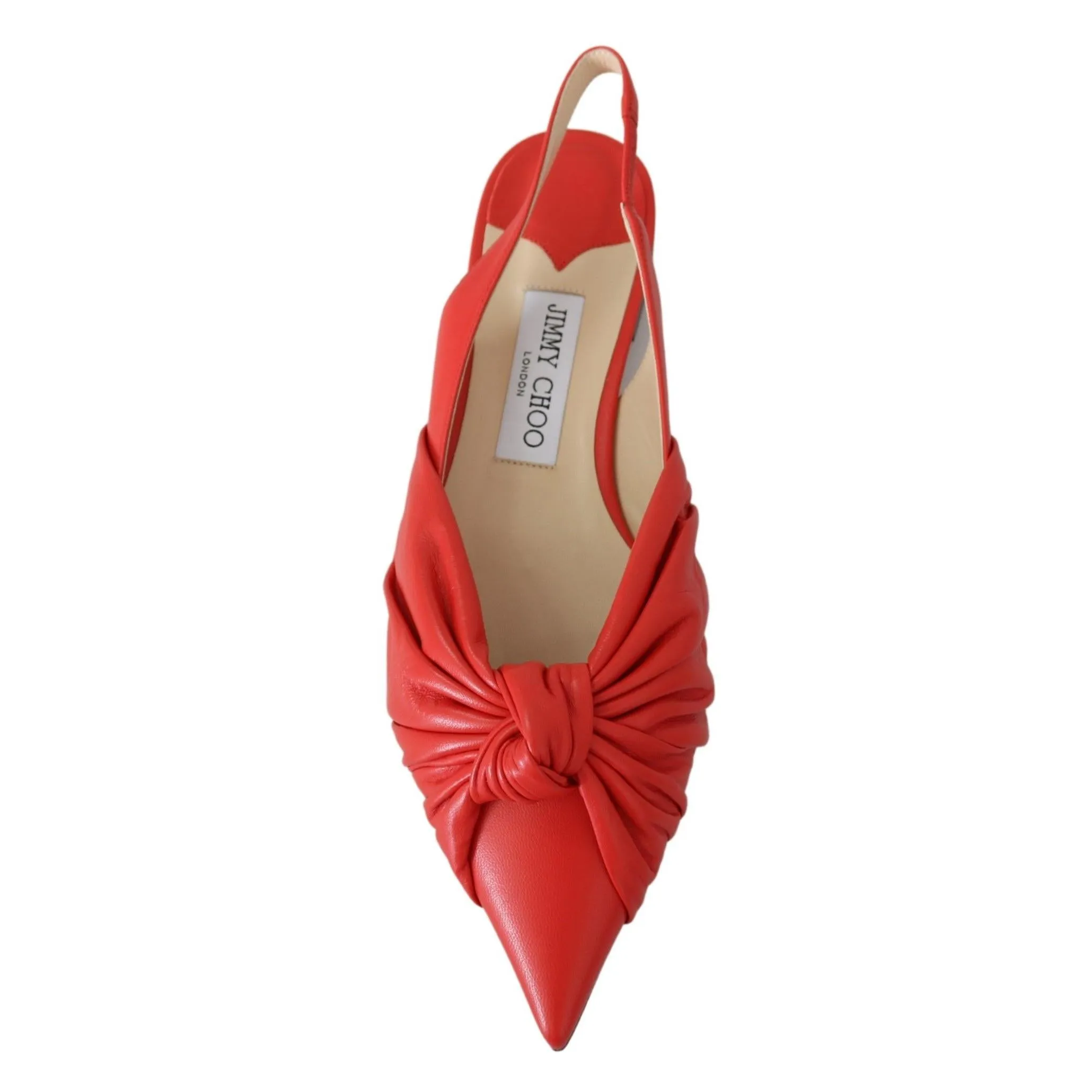 Shoe Carnival Flat Sandals Jimmy Choo Chic Red Pointed Toe Leather Flats