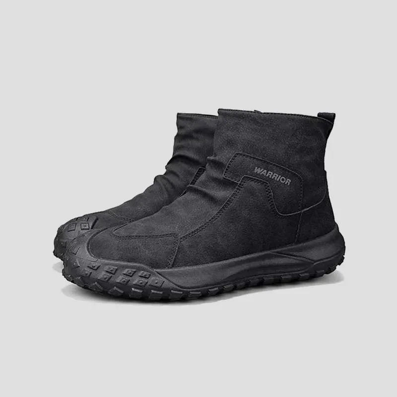 Hiking Shoes For Plantar Fasciitis Dbeck CrossTrek: Men's All-terrain Waterproof Anti-Slip Hiking Boots for Fall & Winter Adventures