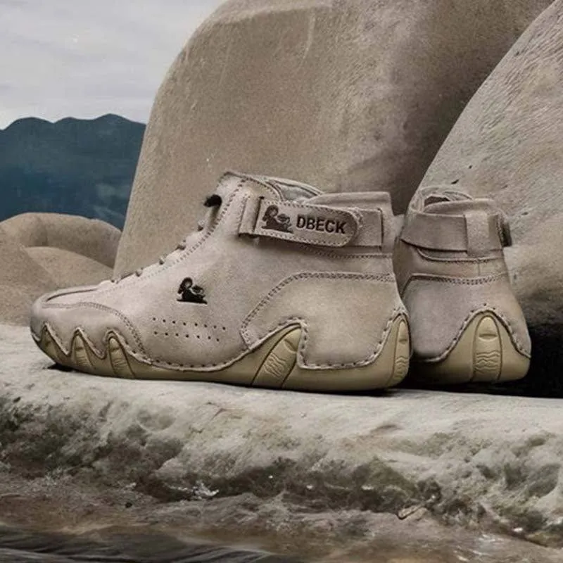 Hiking Shoes For Bad Knees Dbeck Explorer Extra Wide with Arch Support Insole For Outdoor Adventures