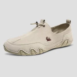 Cedar Hiking Shoes Dbeck UrbanEase Pro: Men's Ultra-Lightweight Leather Casual Shoes For Outdoor & Cycling